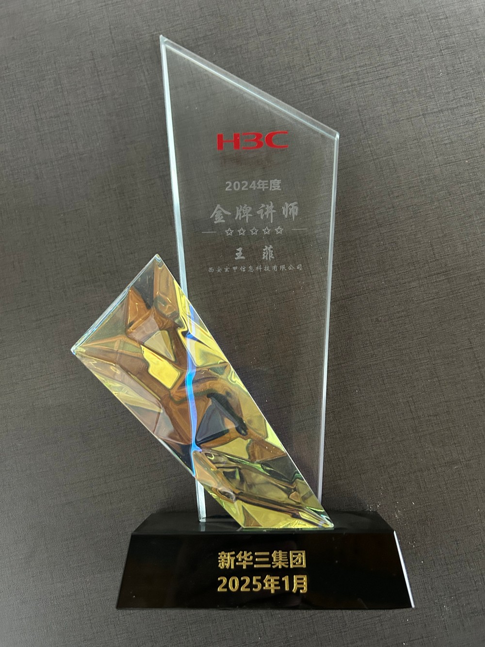 新华三2024年金牌讲师-王菲