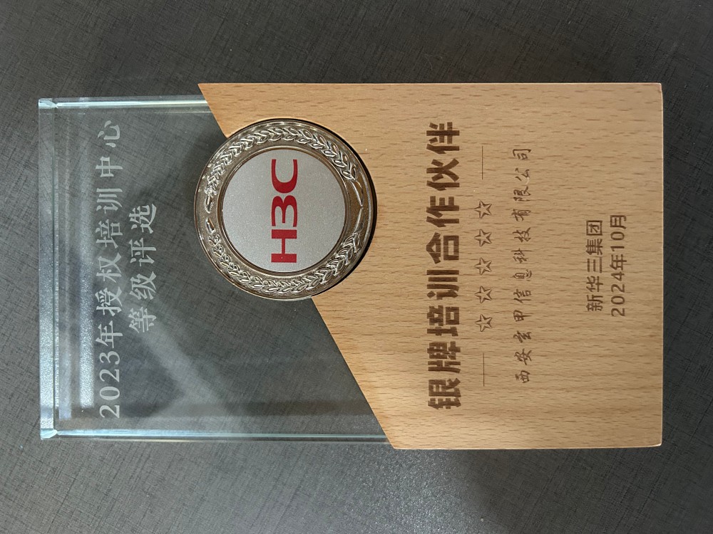 新华三2024年银牌合作伙伴